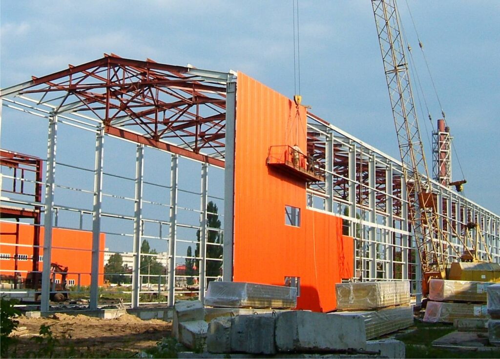 Строительство зданий из металлоконструкций